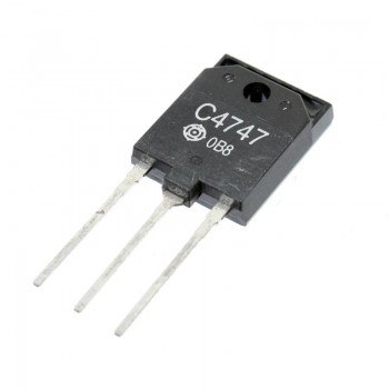 Transistor 2SC4747 NPN 1500V 10A 50W 0.3us SOT93