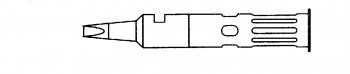 Lötspitze 60-01-02 Meißelform 2,4 mm