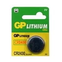 CR 2430  LITHIUM KNOPFZELLE 3 VOLT 270 MAH 24X3,2MM GP