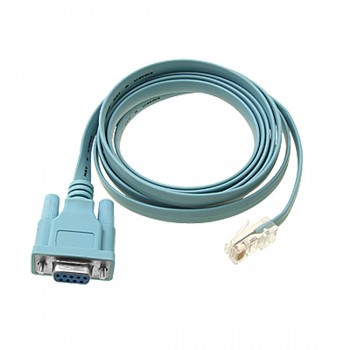 Cisco Blue Konsolenkabel 72-3383-01 für Router u. Switch