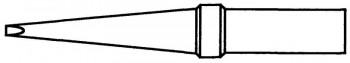 Lötspitze ET K Meisselform lang 1,2x0,4mm