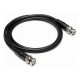 Messkabel BNC auf BNC 50 Ohm RG58C/U schwarz Länge 1 m