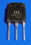 Transistor 2SK727 N-Kanal MOS-FET 900V, 5A, 125W SOT93, TO3P