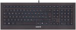 CHERRY Keyboard Black Spritzwassergeschützt USB Deutsch, QWERTZ, Windows®