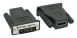 Adapter HDMI-DVI von HDMI 19pol Buchse auf DVI-D 24+1 Stecker