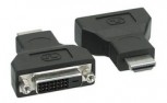 Adapter HDMI-DVI von HDMI 19pol Stecker auf DVI-D 24+1 Buchse