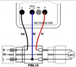 Leistungsmessadapter PMA16 für METRAHIT Energy