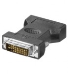 Adapter DVI ST (24+5) auf VGA Buchse 15-pol. DVI-Dual Link